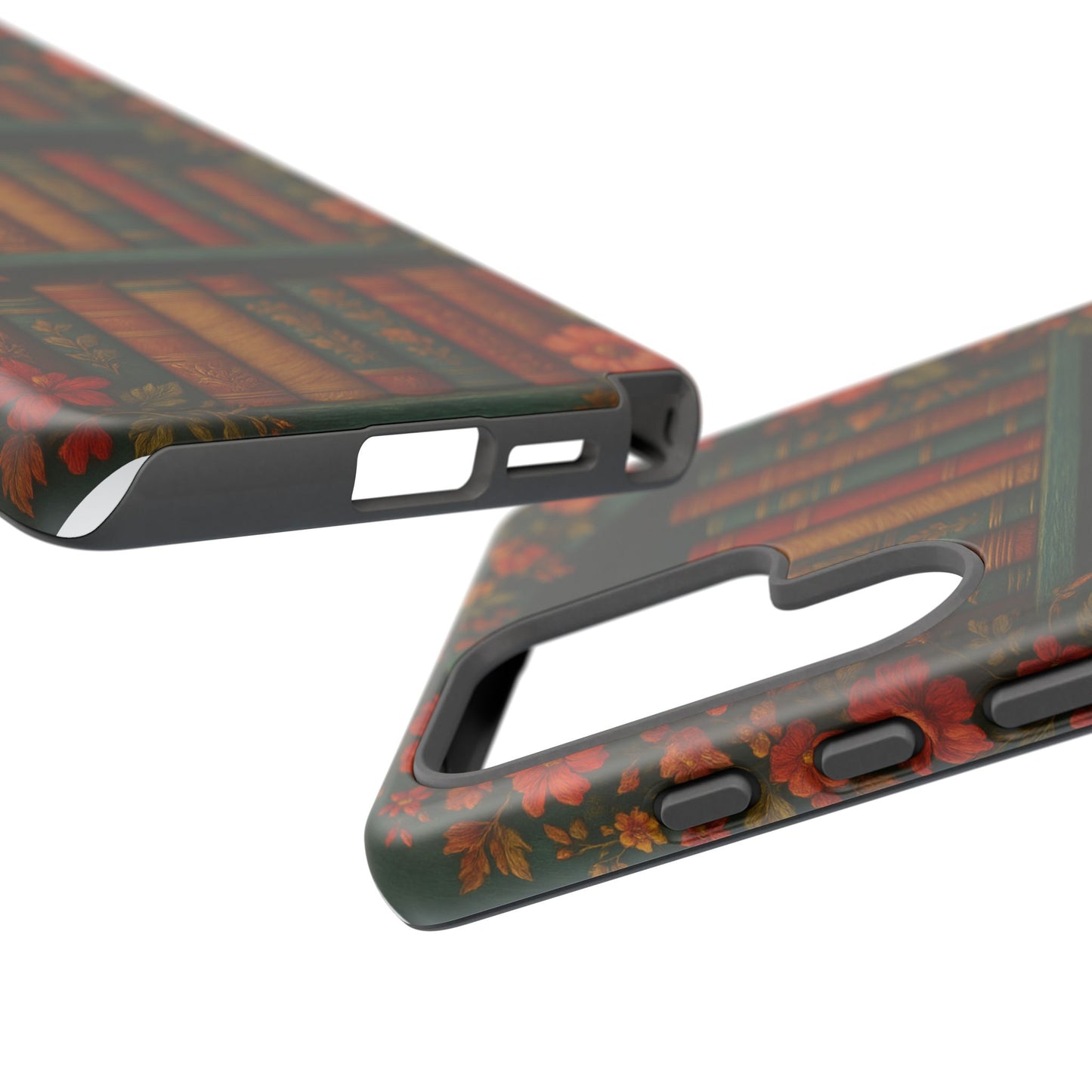Phone Case - Bookshelf Vintage Book Lover's iPhone & Samsung Cover
