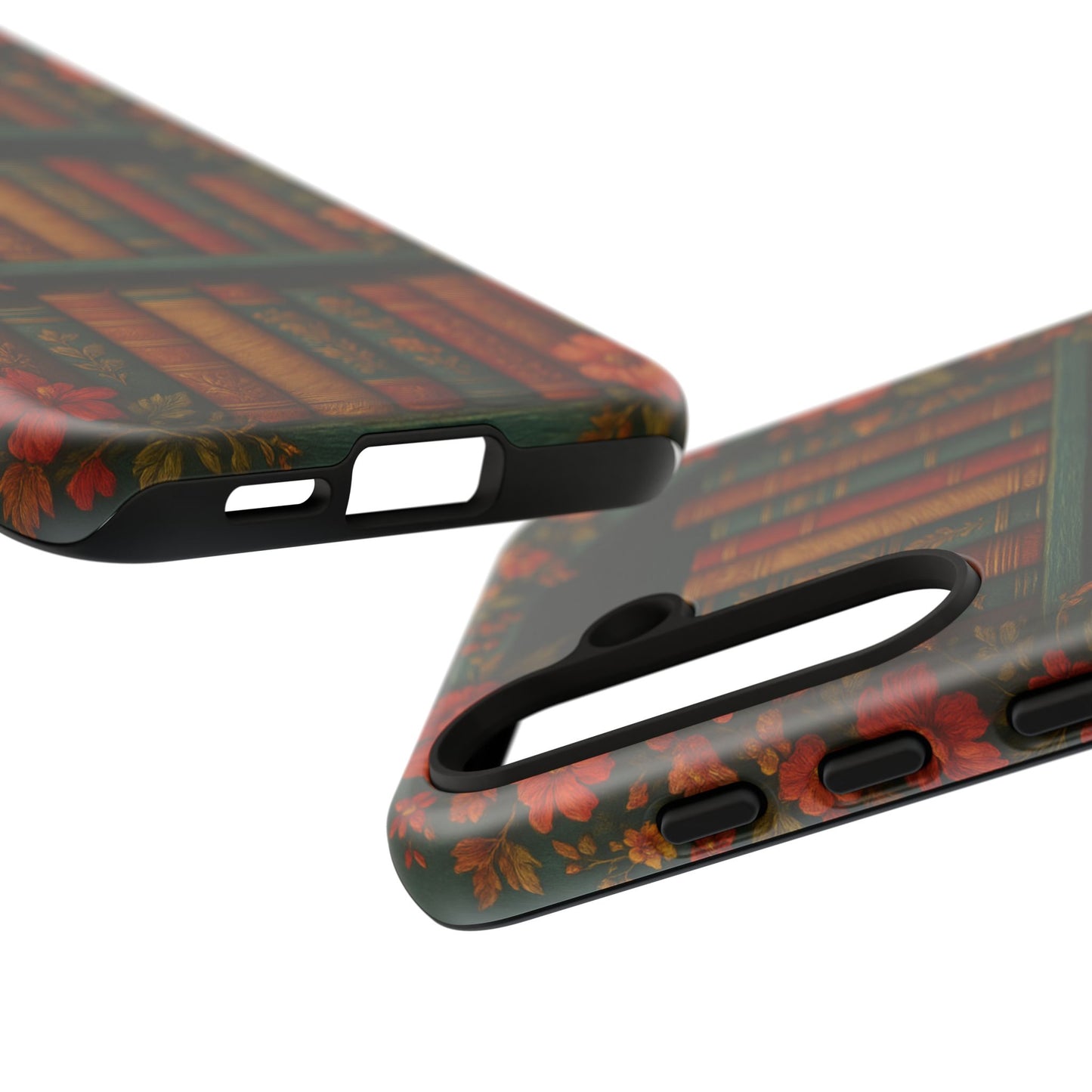 Phone Case - Bookshelf Vintage Book Lover's iPhone & Samsung Cover