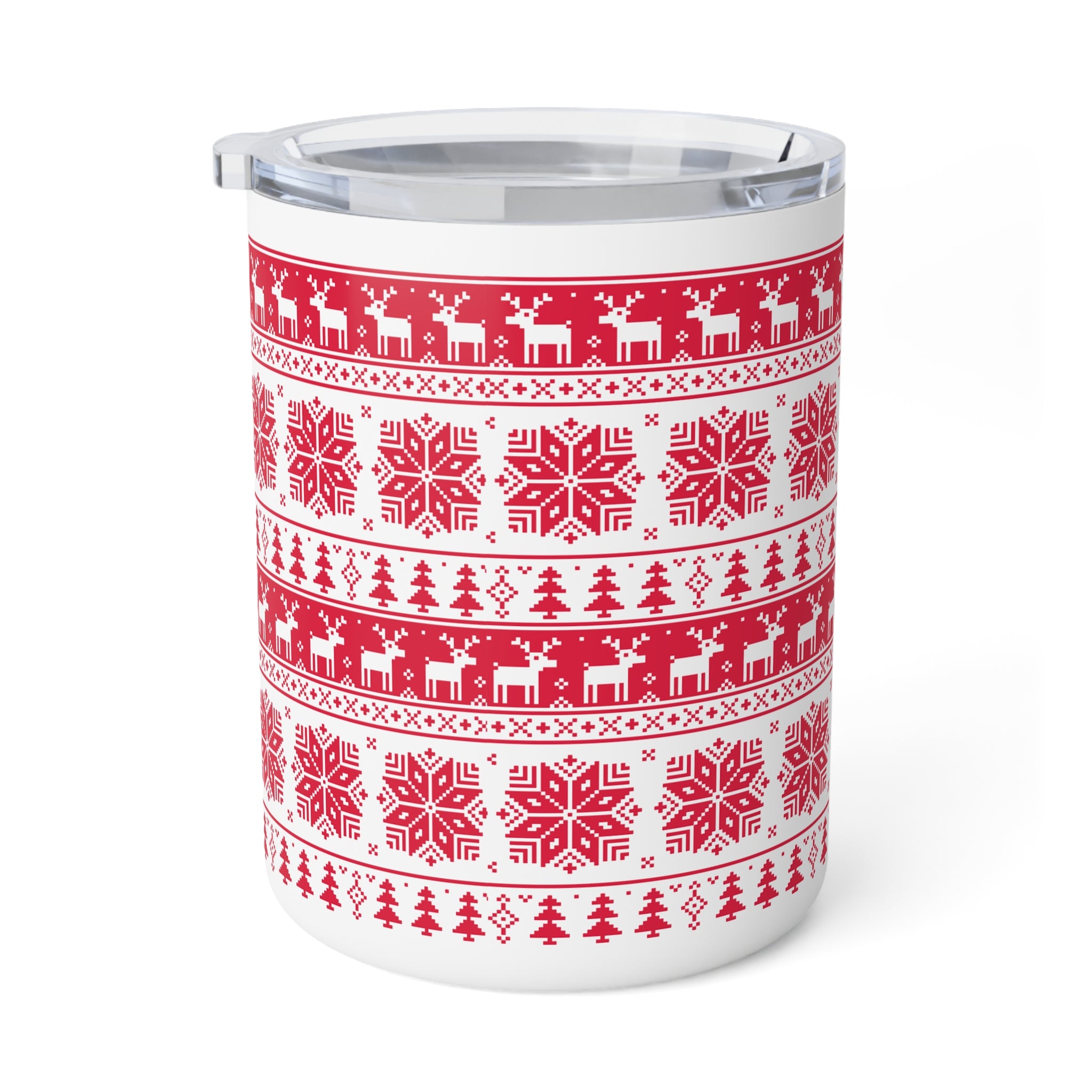hristmas Stainless Steel Insulated Coffee Mug – 10oz Holiday Travel Cup