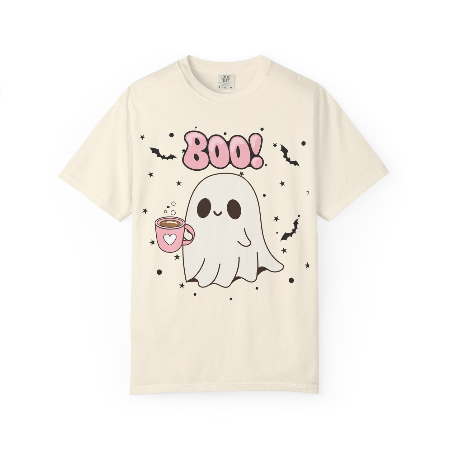 BOO Ghost Tee - Unisex Garment-Dyed T-shirt