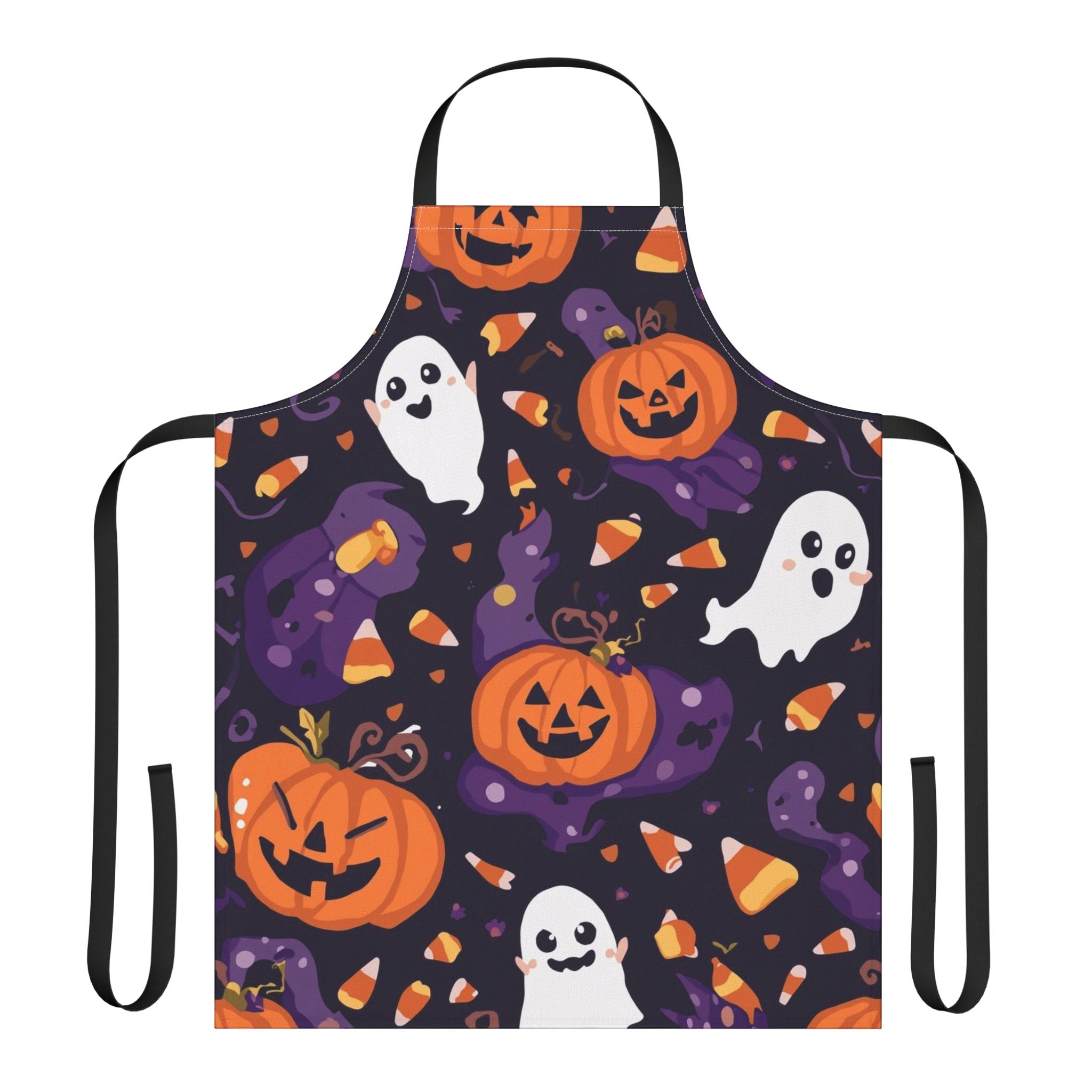 Halloween Apron – Festive Cooking and Baking Apron for Halloween Parties and Fall Kitchen Fun