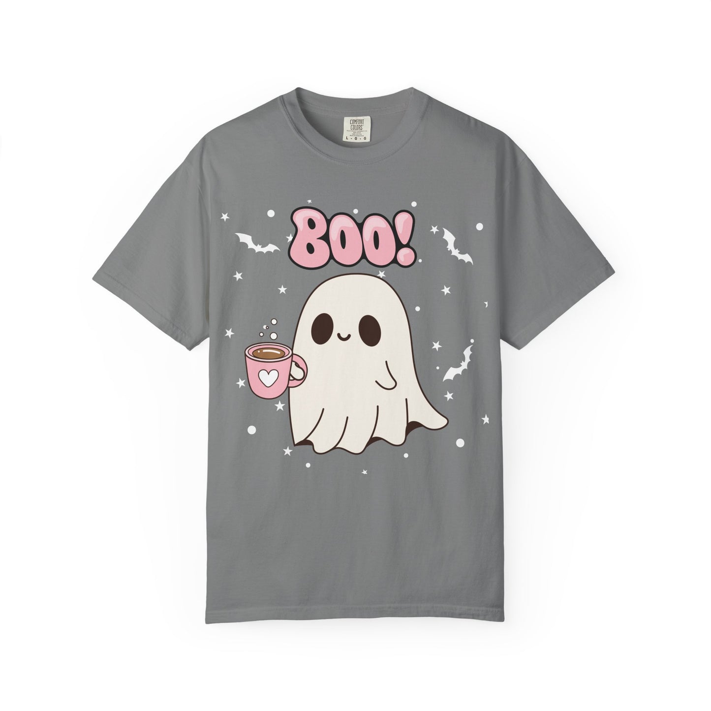 BOO Ghost Tee - Unisex Garment-Dyed T-shirt