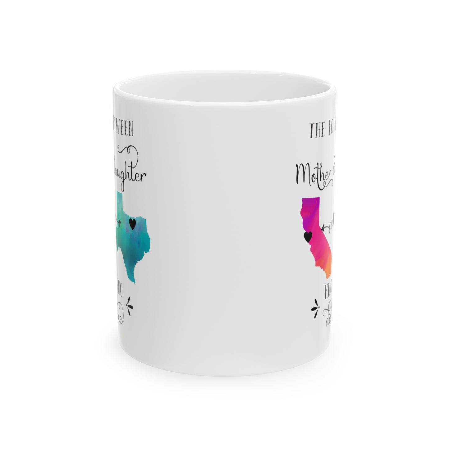 The Love Between Mother & Daughter Custom Mug, Mother's Day Gift