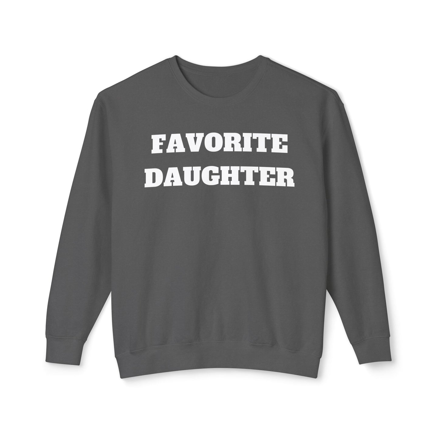 Favorite Daughter Text Graphic Crewneck Sweatshirt for Women