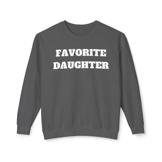 Favorite Daughter Text Graphic Crewneck Sweatshirt for Women