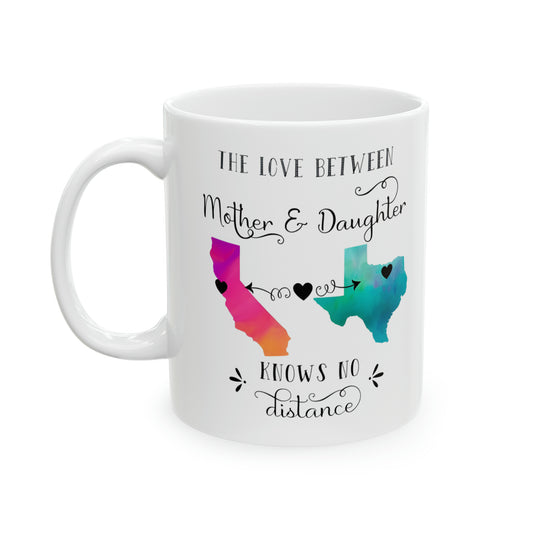 The Love Between Mother & Daughter Custom Mug, Mother's Day Gift