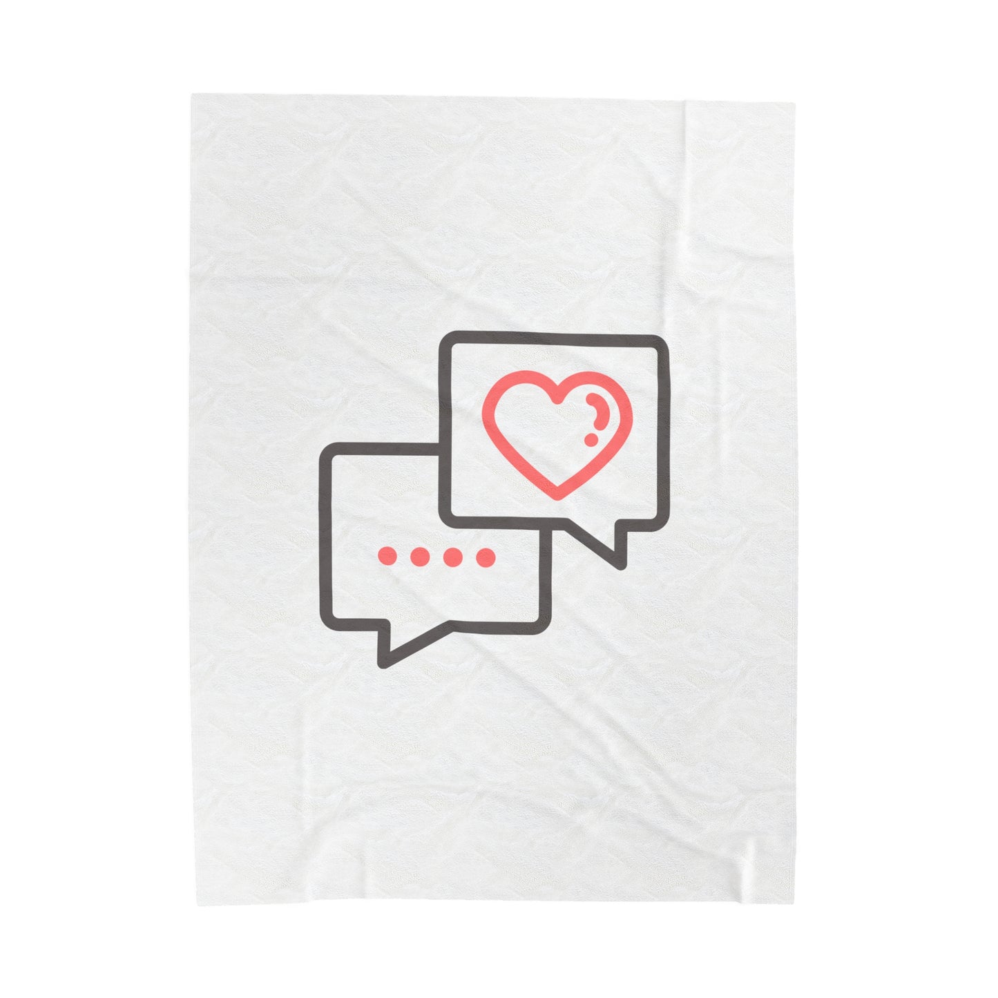 Valentine Printed Velveteen Plush Blanket