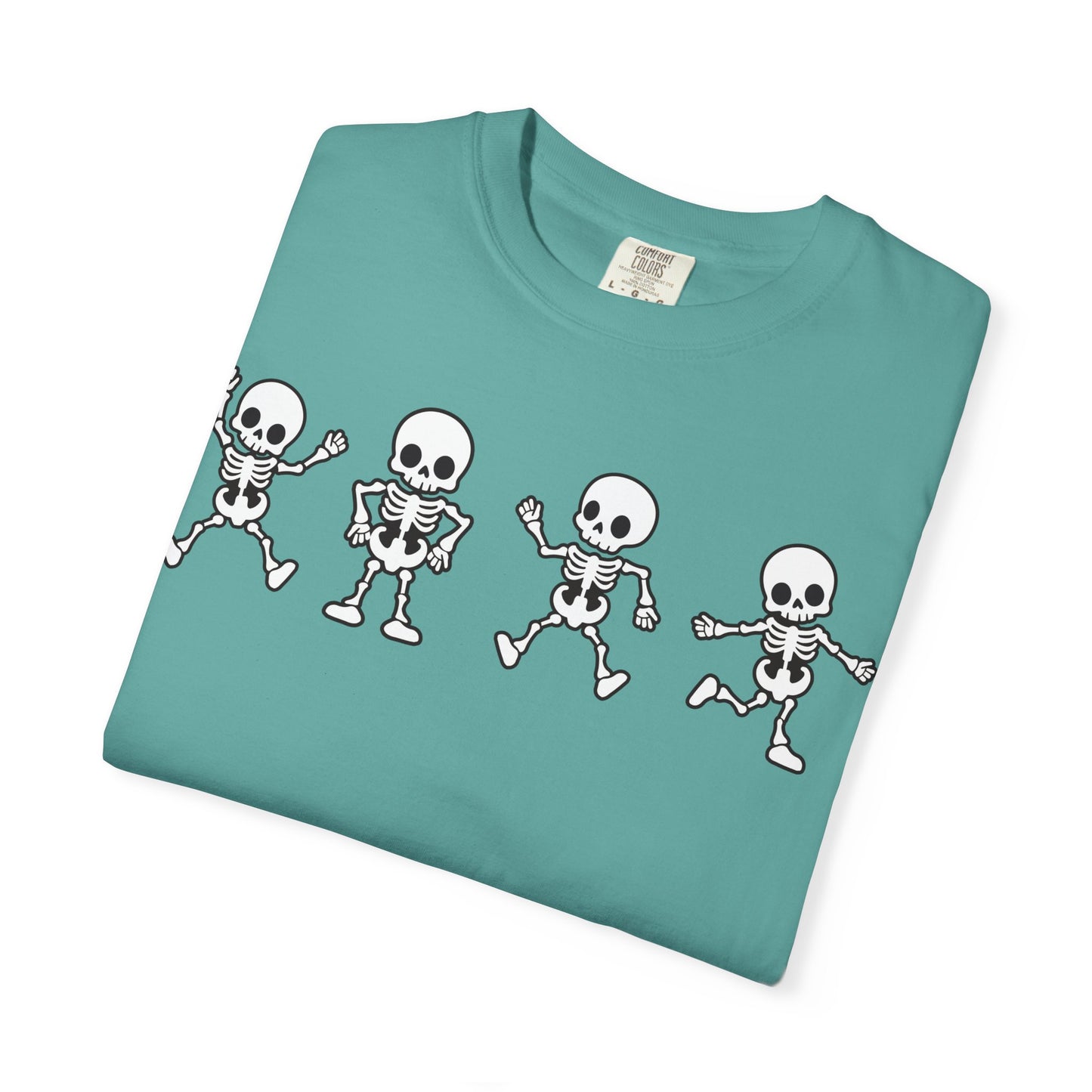 Dancing Skeletons Halloween T-Shirt – Fun Spooky Graphic Tee for Adults & Teens