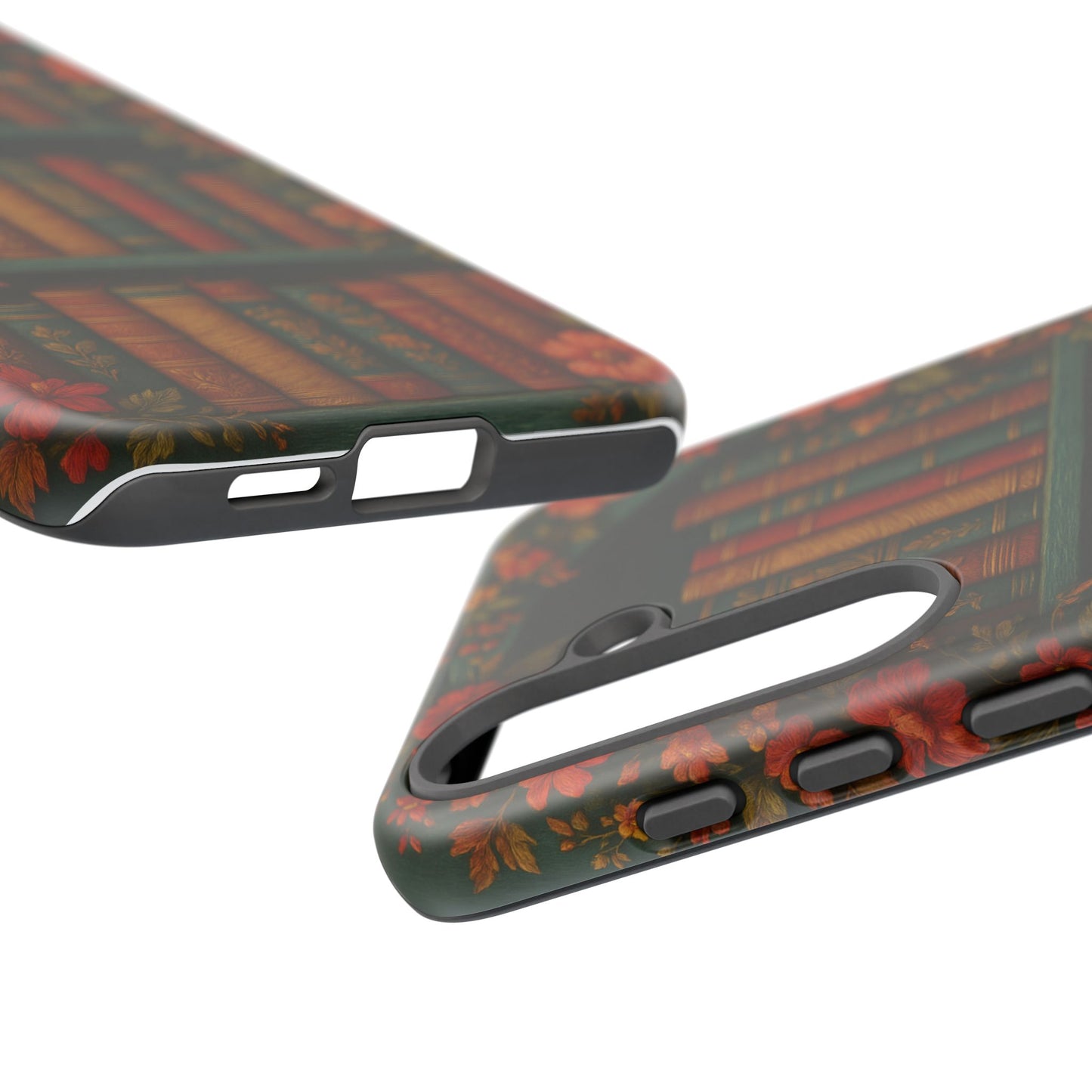 Phone Case - Bookshelf Vintage Book Lover's iPhone & Samsung Cover