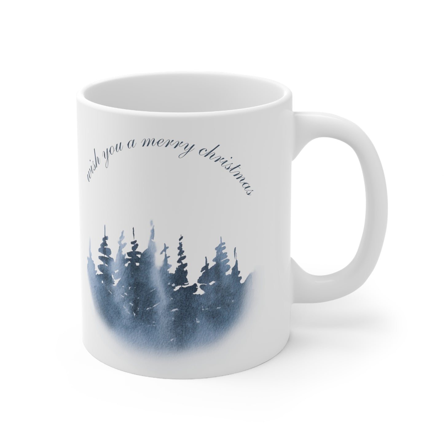 Send Warm Wishes with a Wish You Merry Christmas Mug (11 & 15oz)