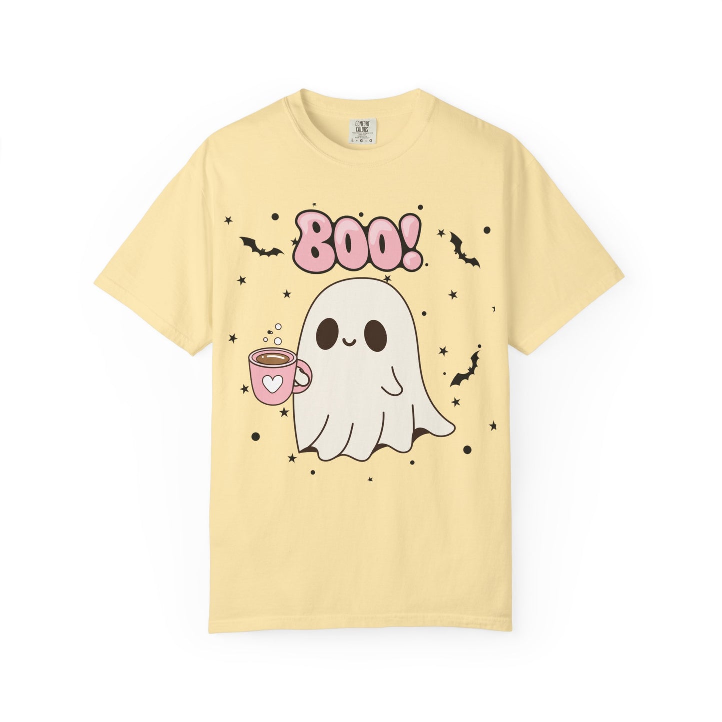 BOO Ghost Tee - Unisex Garment-Dyed T-shirt