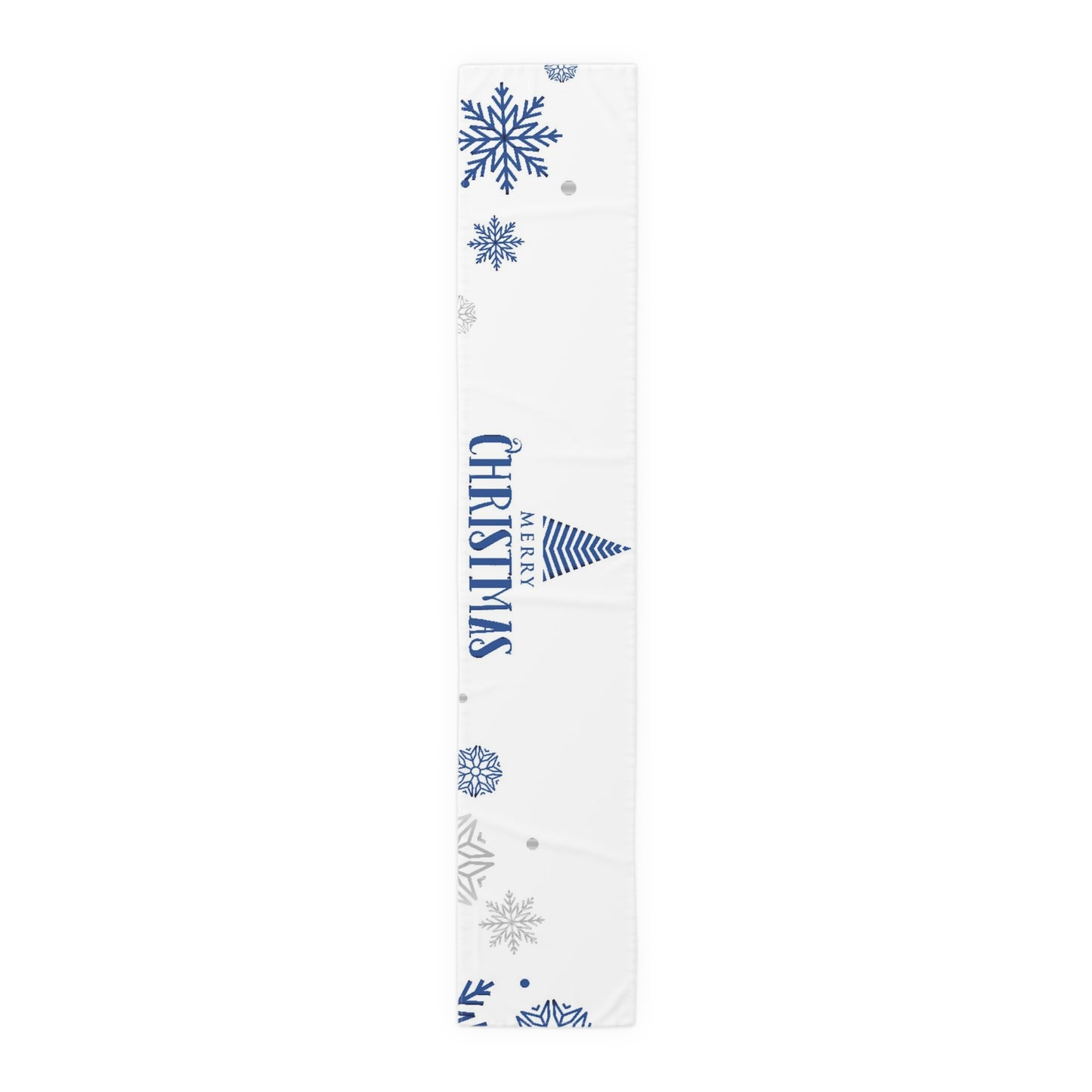White Christmas Table Runner (Cotton, Poly)
