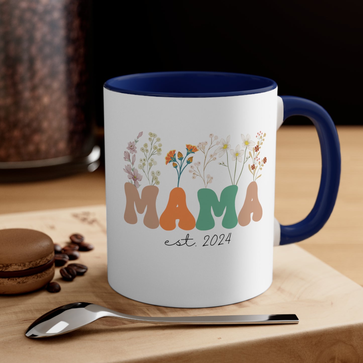 Mama Est 2024 Mug, Custom Birthday Mug for Mom