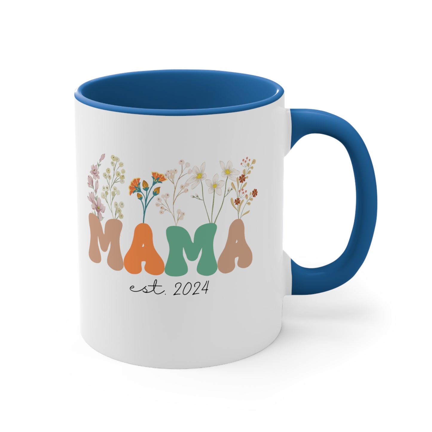 Mama Est 2024 Mug, Custom Birthday Mug for Mom