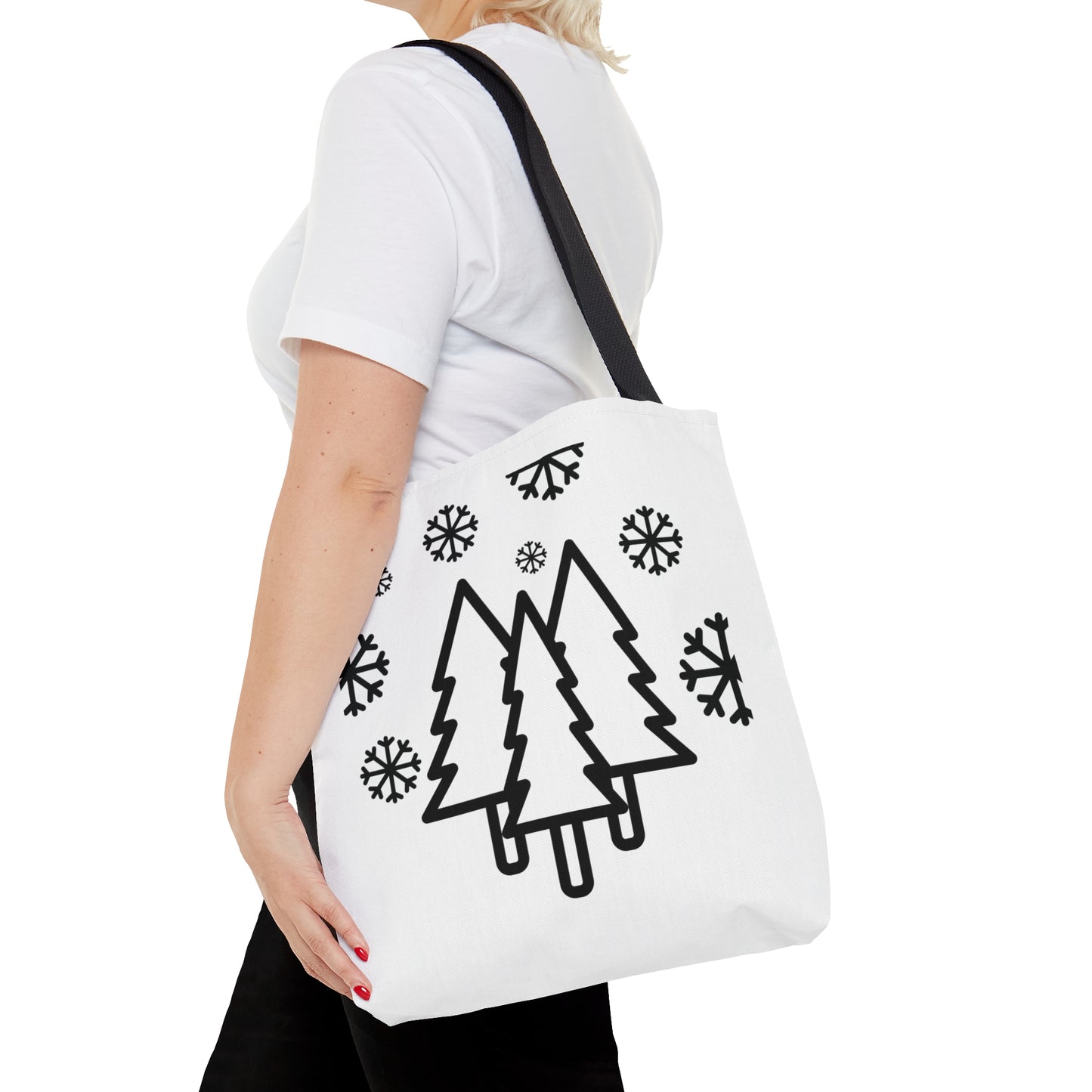 Christmas Tree Printed Tote Bags for Him & Her