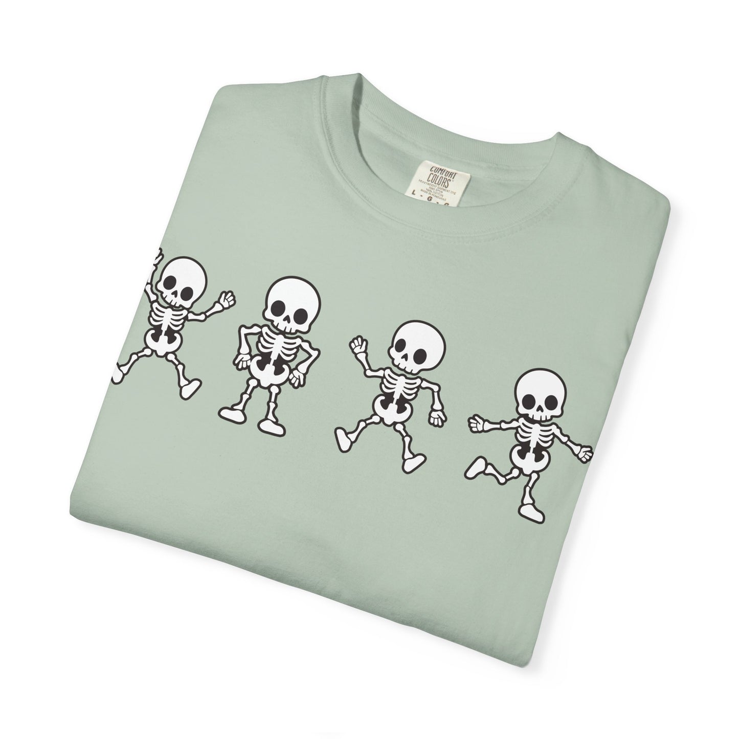 Dancing Skeletons Halloween T-Shirt – Fun Spooky Graphic Tee for Adults & Teens