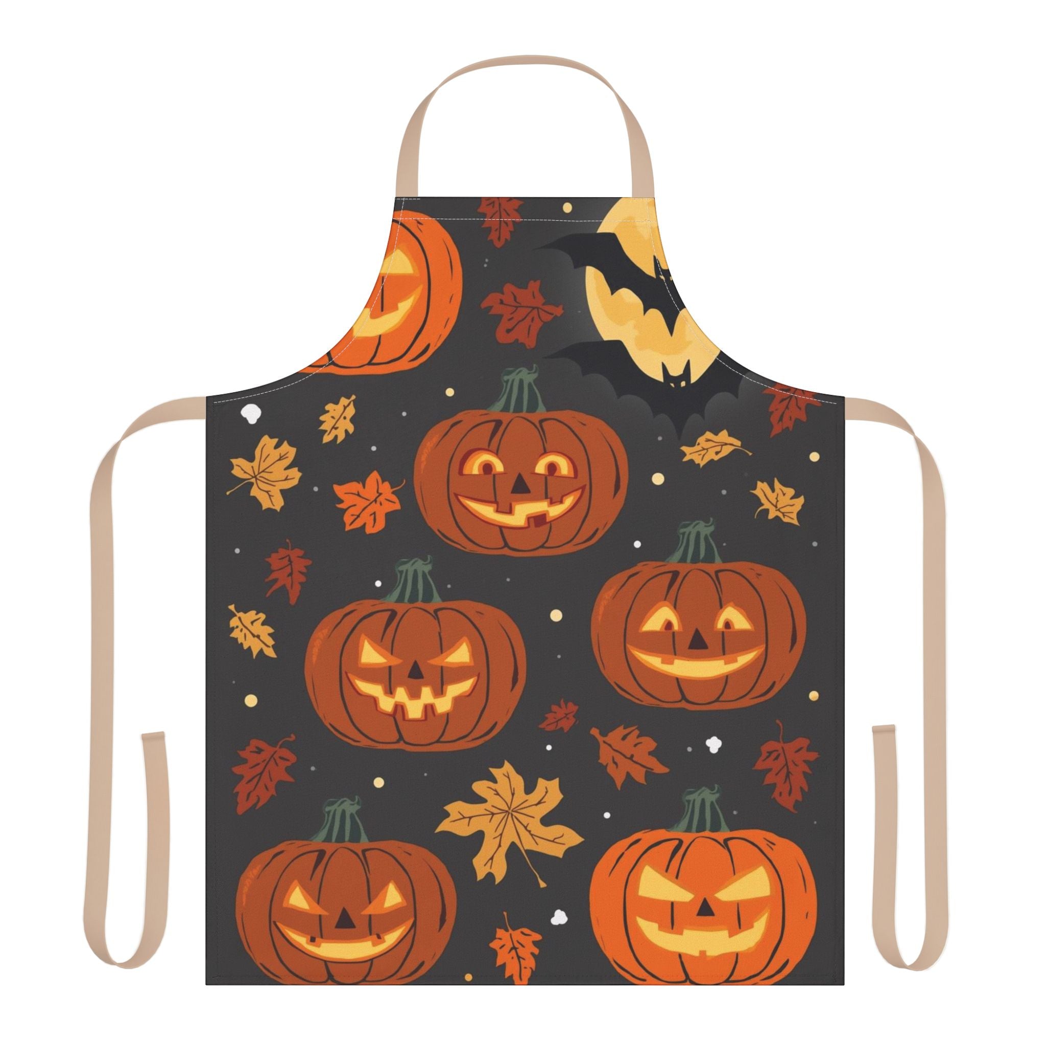 Halloween Apron – Festive Apron for Baking, Cooking, and Halloween Parties