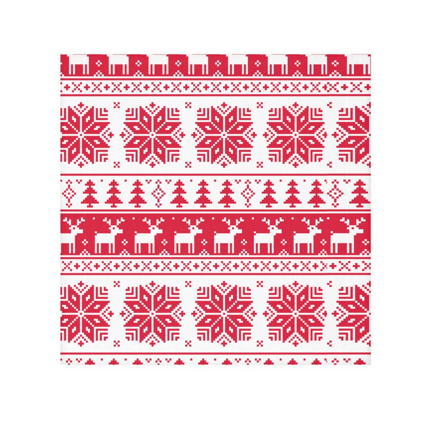 Soft and Absorbent Christmas Face Towel – 13” x 13”