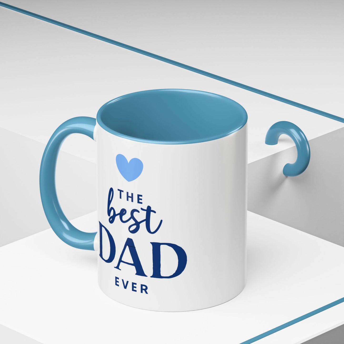 Best Dad Ever Coffee Mug – Personalized Father’s Day Gift for New Parent & Grandparent – 11oz, 15oz