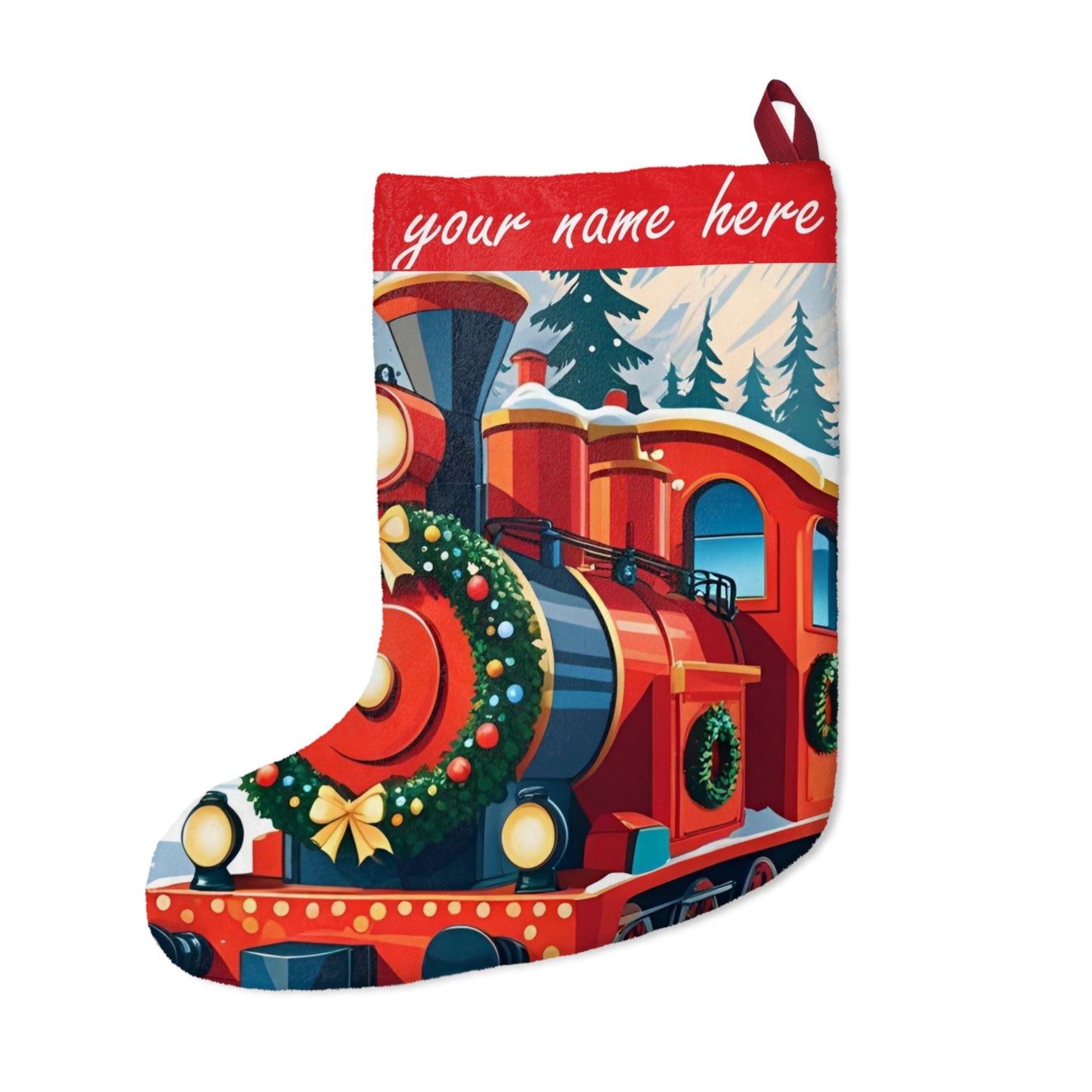 Custom Christmas Stocking for Kids or Adults – Personalized Holiday Gift