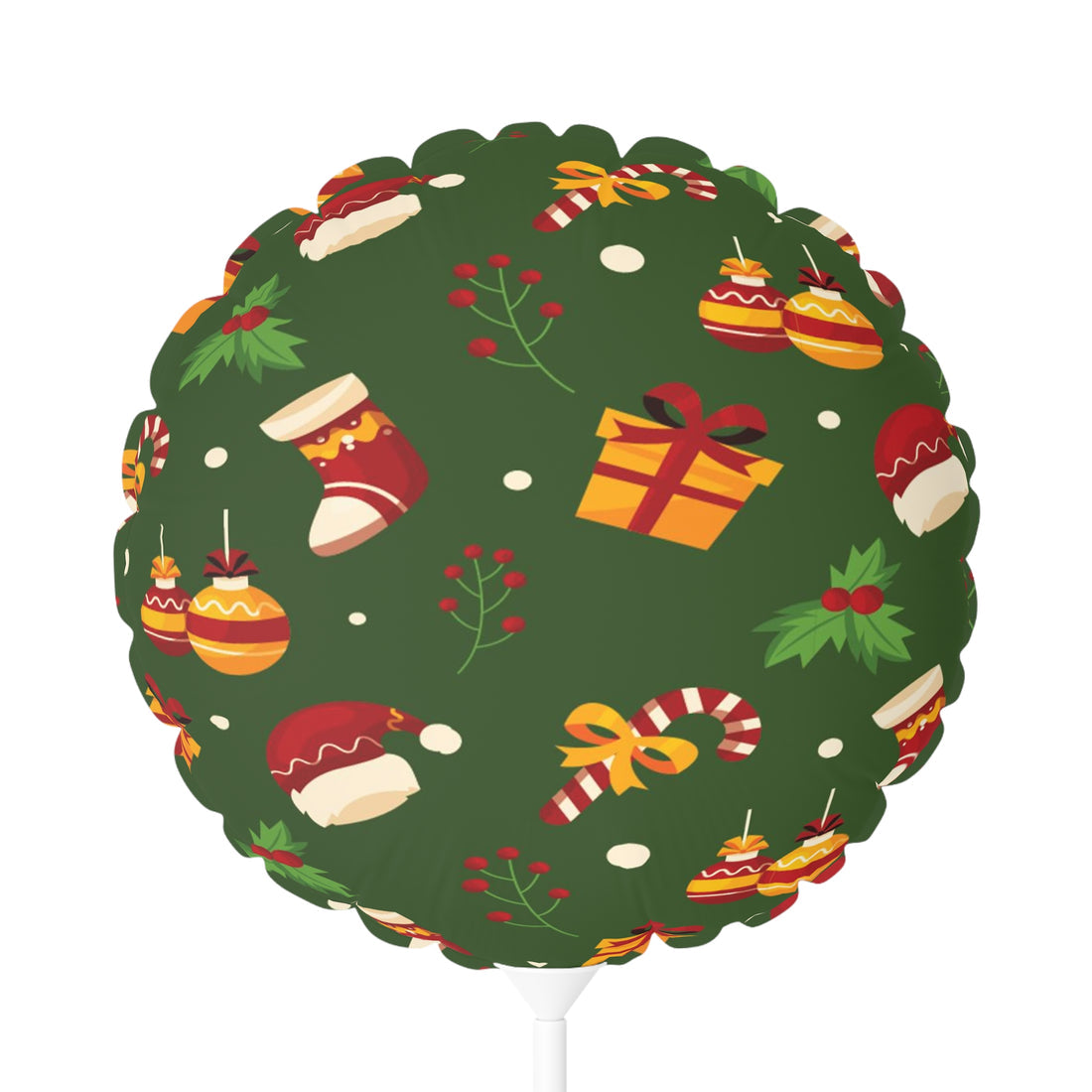 Christmas Balloon (Round and Heart-shaped), 11"