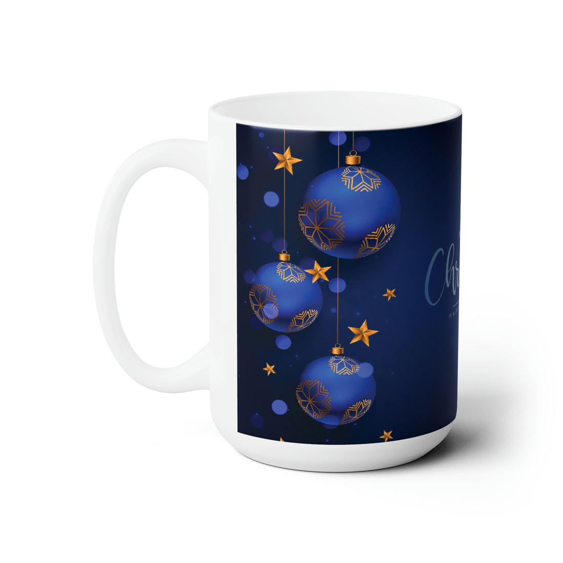 15oz Christmas Ceramic Mug, 15oz, Multi Colors